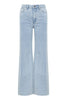 Cali Stretch Wide Leg Jean Sky