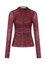 Clementine Mesh Top
