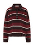 Maia Rugby Knit Mulberry Stripe