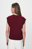 Quinn Merino Knit Vest Merlot