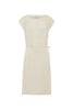 Carla Jacquard Dress Ivory