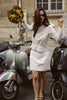 Suri Lace Mini Skirt Bone