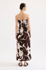 Ombra Shirred Maxi Dress