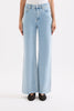 Cali Stretch Wide Leg Jean Sky