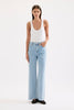 Cali Stretch Wide Leg Jean Sky