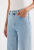 Cali Stretch Wide Leg Jean Sky