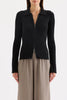 Betina Zip Front  Knit Mink