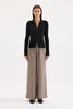 Betina Zip Front  Knit Mink
