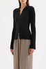 Betina Zip Front  Knit Mink