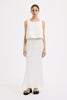 Amani Linen Skirt White