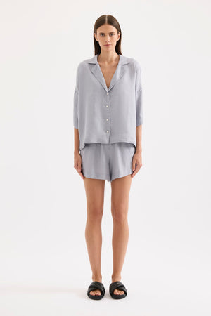 Lounge Linen Shirt Storm