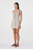 Joni Mini Dress Taupe Stripe