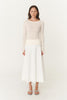 Samantha Clover Lace Top Creme