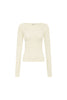 Samantha Clover Lace Top Creme