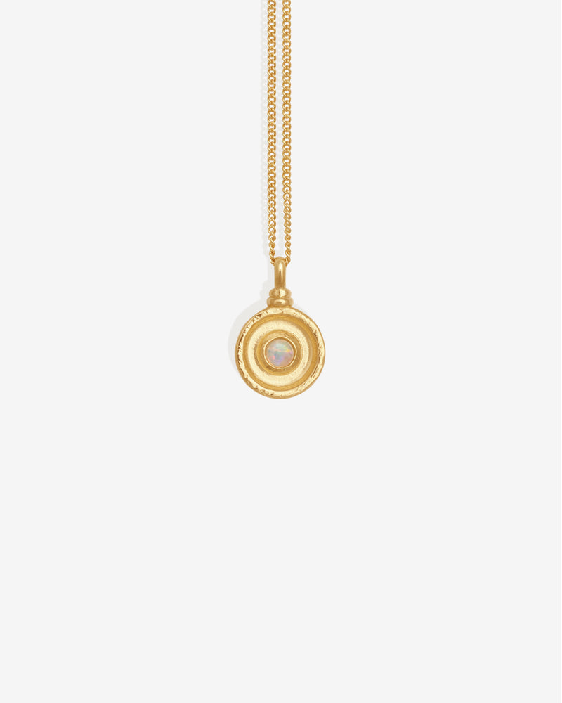 Soma Coin Necklace Gold Vermeil