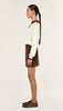 Daria Polo Jumper Off White/Choc