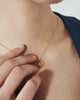 Soma Coin Necklace Gold Vermeil
