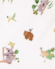 ORGANIC AUSTRALIANA PRINT SS ZIP ROMPER