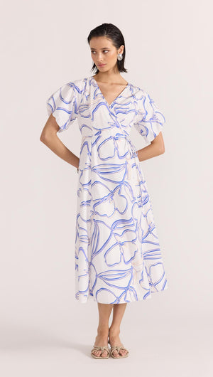 Soraya Wrap Midi Dress