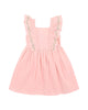 Tess Embroidered Frill Dress