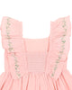 Tess Embroidered Frill Dress