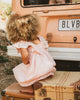 Tess Embroidered Frill Dress