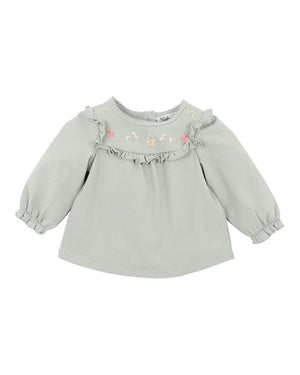 Molly Embroidered Yoke Tee