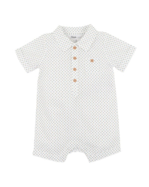 Roman Collared Romper