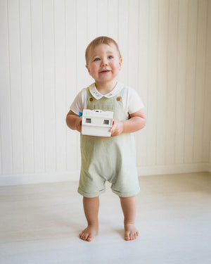 Roman Overalls Green Stripe