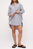 Mini Skirt Blue Pin Stripe
