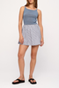 Mini Skirt Blue Pin Stripe