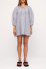 Mini Dress Blue Pin Stripe