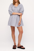 Mini Dress Blue Pin Stripe