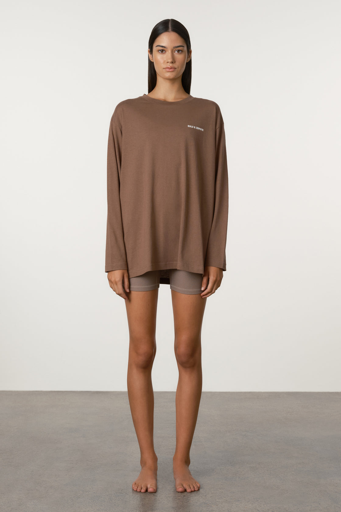 Long Sleeve Sport Tee - Carob