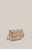Zoe Beige Crossbody Saddle Bag