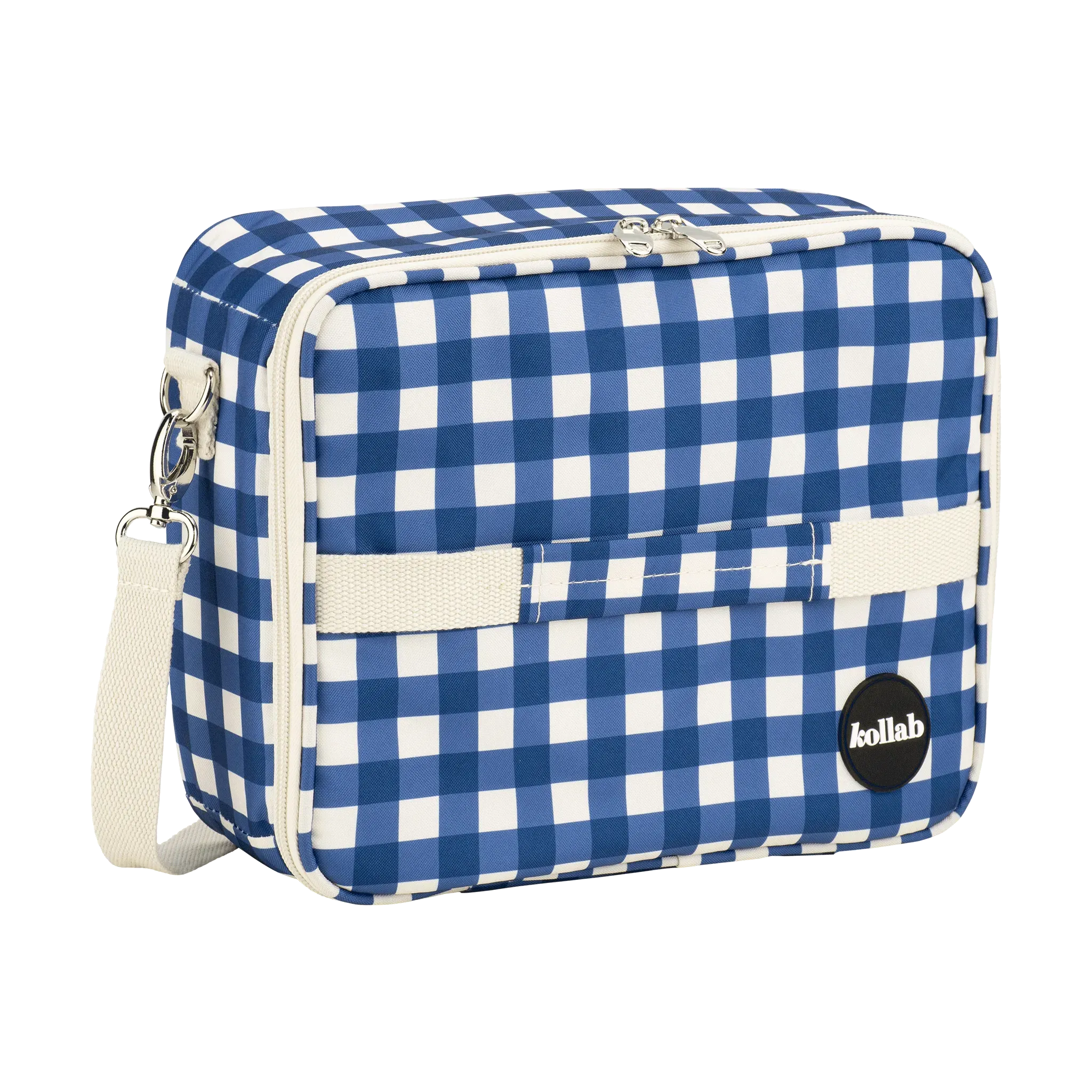 Bento Lunch Bag - Blue Check
