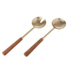 Acacia Wood & Stainless Steel Salad Servers