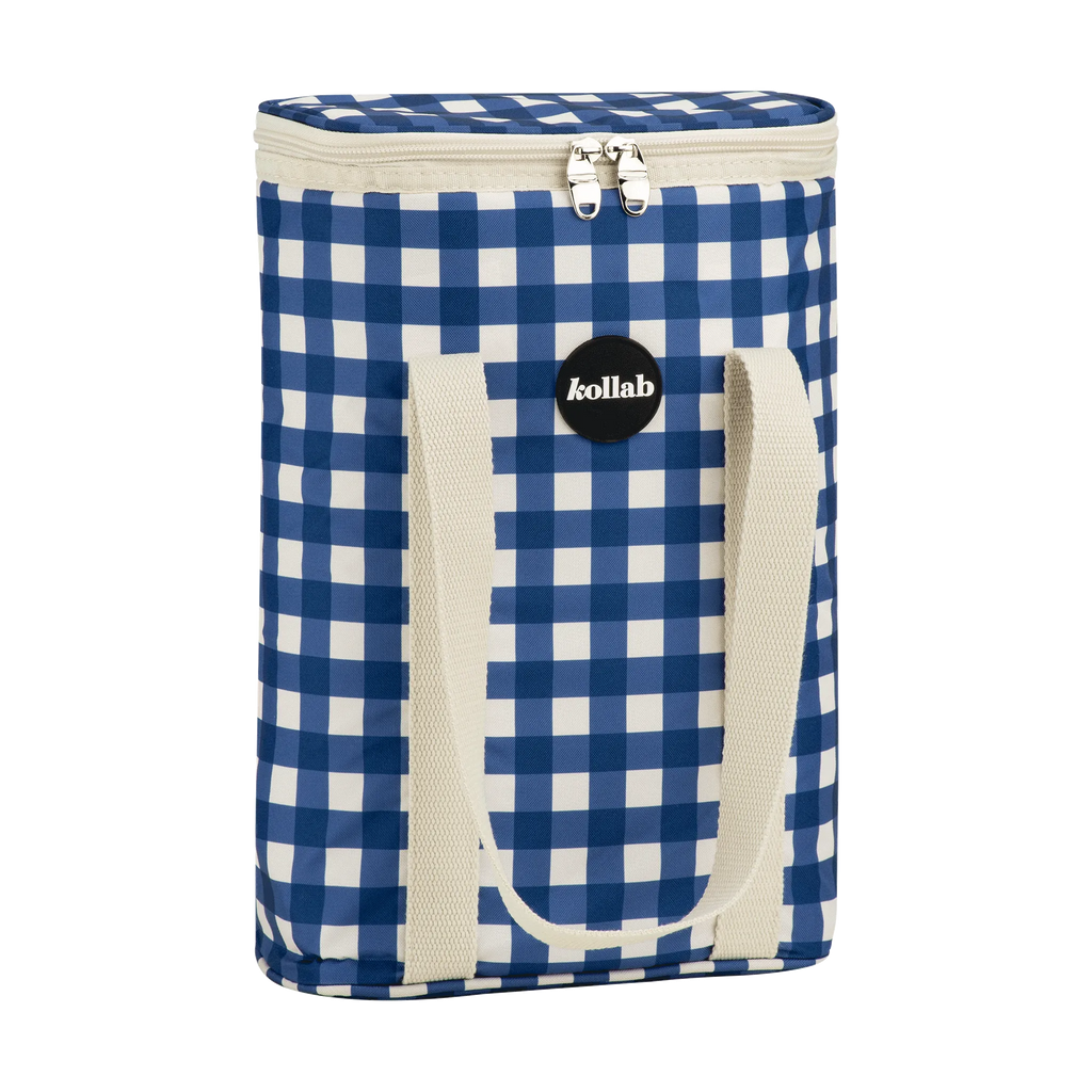Wine Cooler - Blue Check