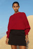 Harper Knit Sweater - Wine