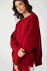 Harper Knit Sweater - Wine