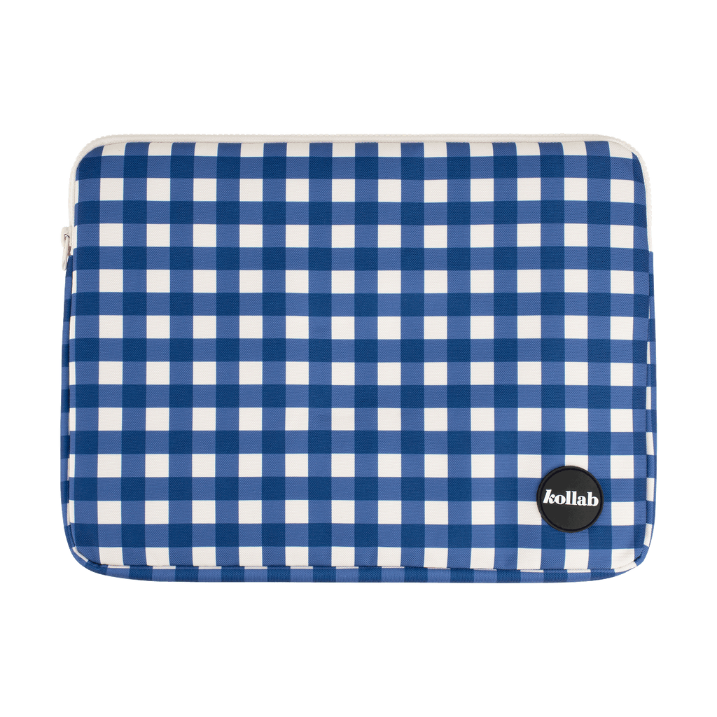 Laptop Case - Blue Check