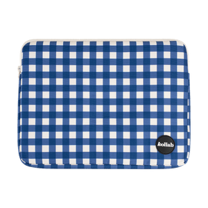 Laptop Case - Blue Check