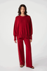 Harper Knit Sweater - Wine