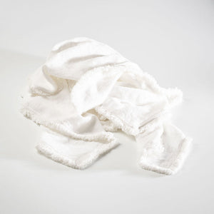 Luca Boho Throw Off White