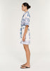 Elody Mini Shirtdress in Blue Floral