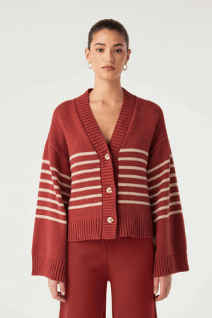 Aiko Cardigan - Half Red