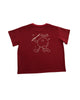 The Crazy Flag Lou Tee -  Cherry Cola