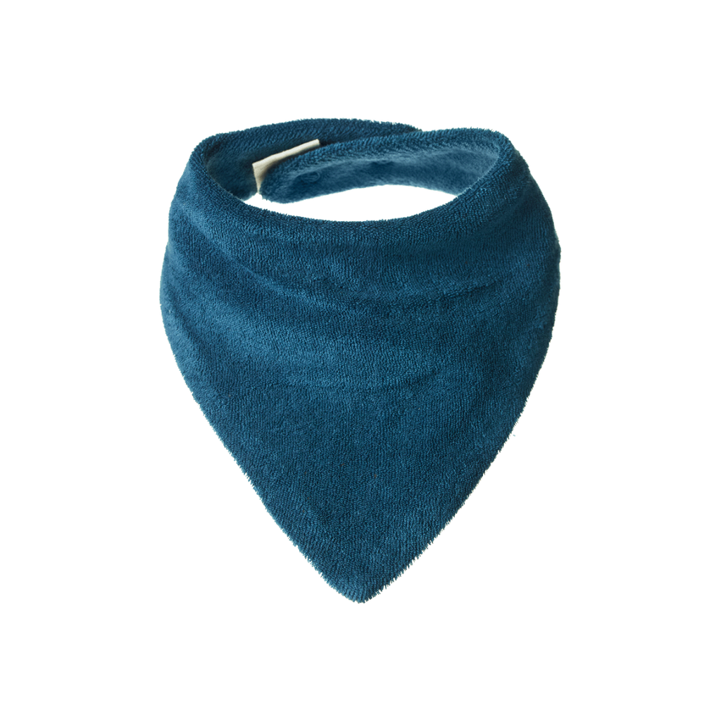 Terry Triangle Bib - Teal
