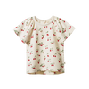 Faye Tee Strawberry Blush Print