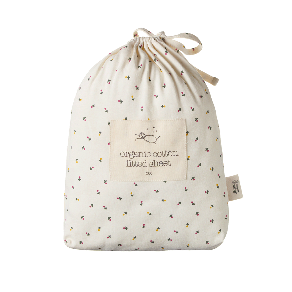 Cot Sheet Aster Floral